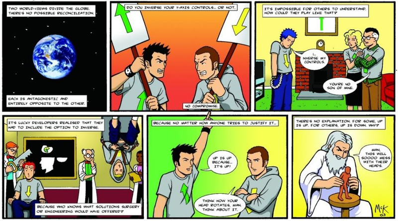 An installment of Save Point, the cartoon where Gillen and McKelvie started working together.